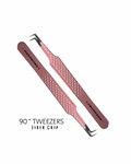 90° Tweezers - Fiber Grip