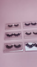 Load and play video in Gallery viewer, Limited Edition- 9 Pairs Luxury Faux Mink Strip Lashes
