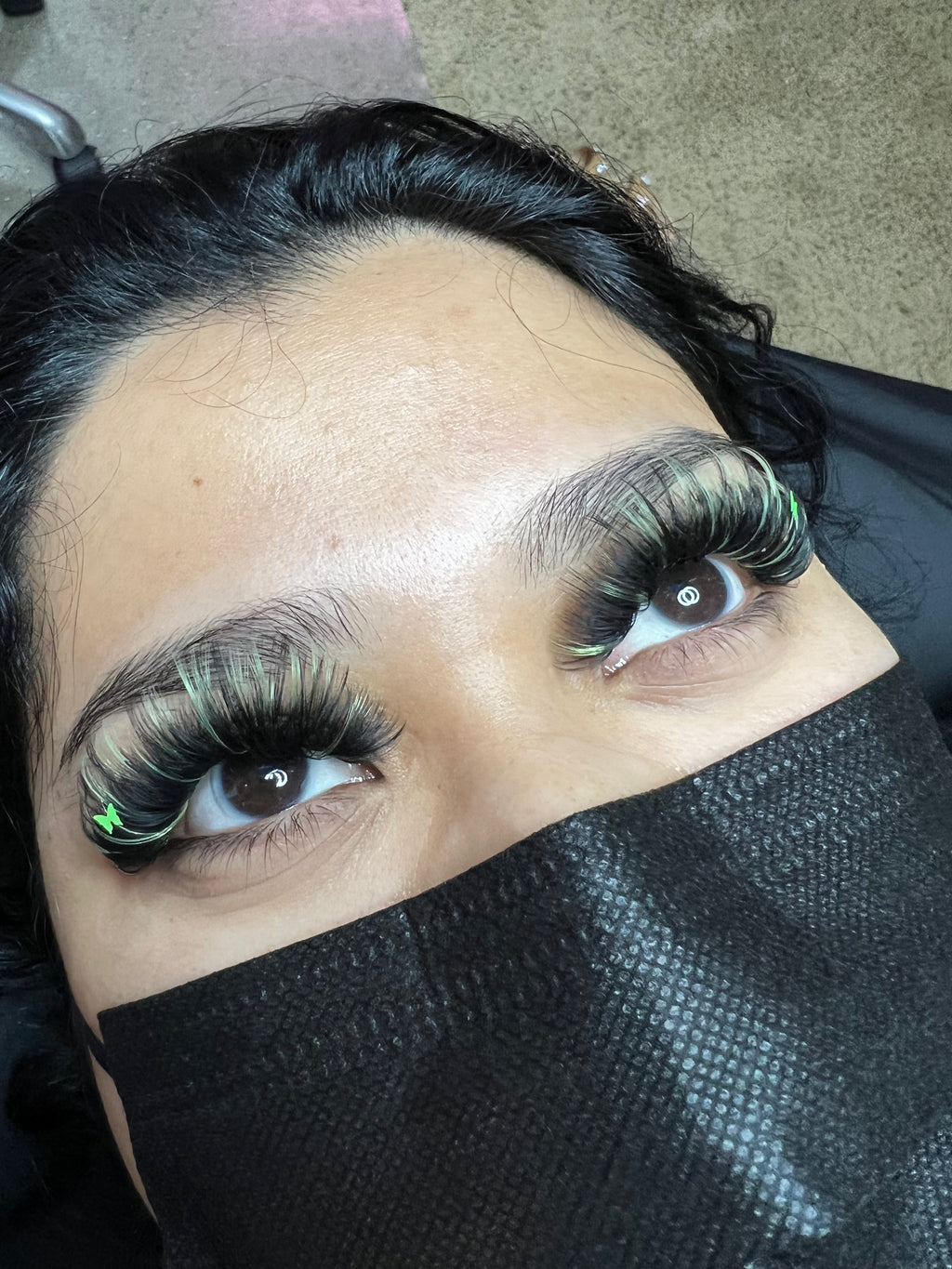 Color eyelash extension Trays